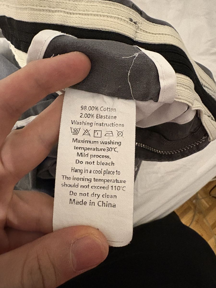 Hosen: Herren Hose grau 31 Baumwolle – Gebraucht aus Zürich von SwissMarket24 3