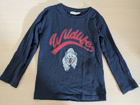 Langarmshirt Wildlife mit Bär von Sfera, Gr. 104 / 110