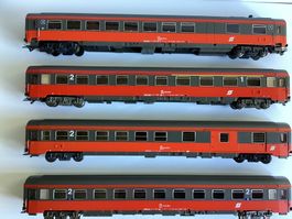 Roco 44645 44647 44648 45506 ÖBB blutrot/umbragrau H0 1:87