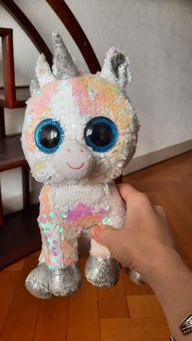 Giocattoli: Peluche licorne paillettes – Usato da Fribourg venduto da metalhands 2