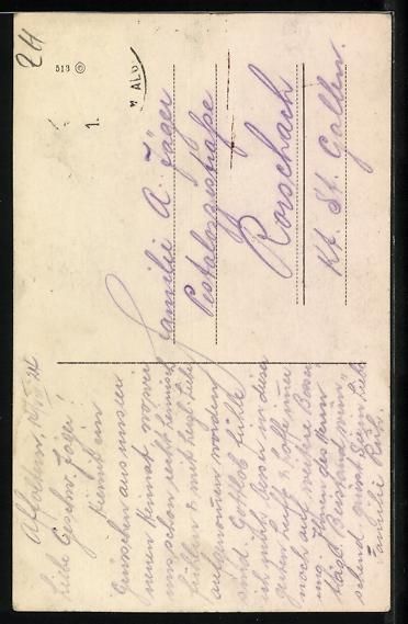 Cartoline postali: Affoltern a. A., Teilansicht gegen die B – Usato da Berlin venduto da bartko-reher 1