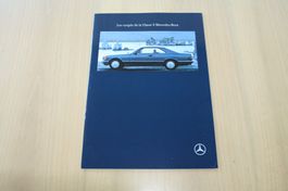 Mercedes-Benz Coupés Classe S 420/500/560 Prospekt 8/1990 FR