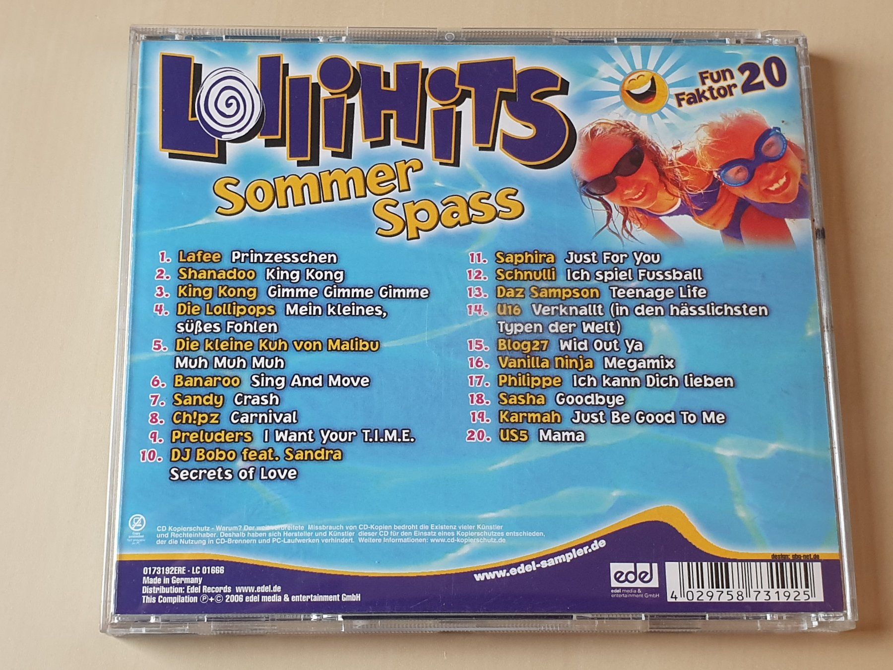 CDs: Lollihits Sommer Spass – Gebraucht aus Stansstad von collectorsshop 1