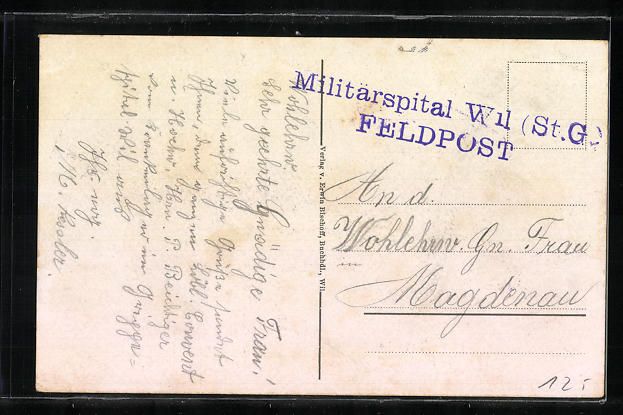Ansichtskarten: AK Wil, Töchter-Institut St.Katharina – Gebraucht aus Berlin von bartko-reher 1