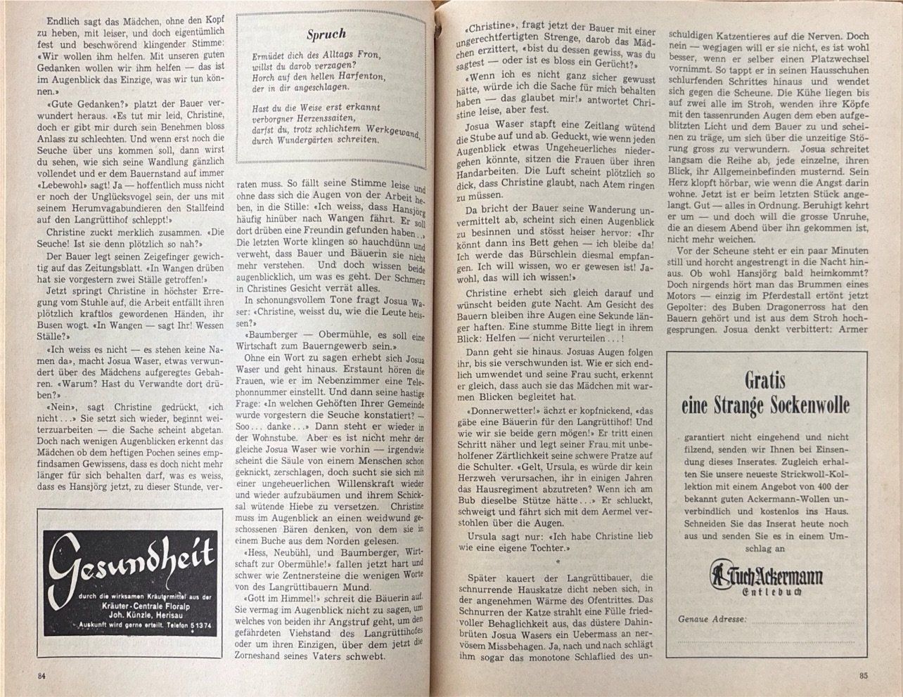 Libri: Feierabend Kalender 1953 – Usato da Sarnen venduto da Livres 4
