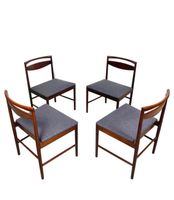 4x MidCentury Stühle Tom Robertson Mahagoni 60s