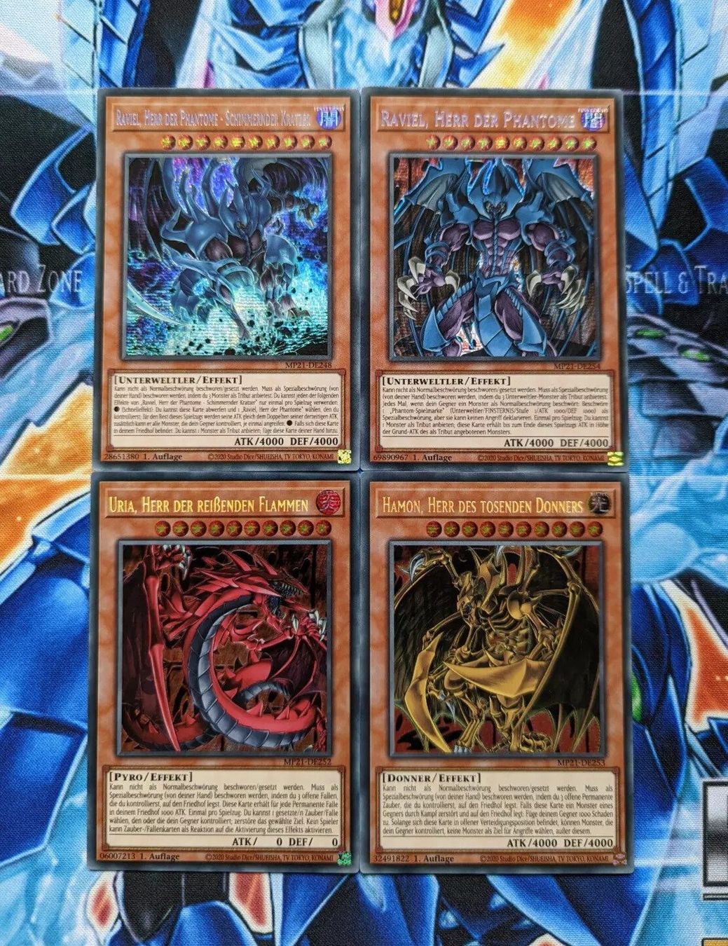 Yu-Gi-Oh! Uria Raviel Hamon SECRET MP21 °°° (Neu und originalverpackt ...