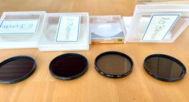 Fotofilter Set verschiedene Stärken und Marken guter Zustand