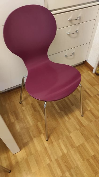 Kinderstühle 2-tlg Lila - Stapelbar Bis 100kg Für Innen & Außen