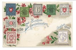 Berühmte alte CH-Briefmarken Werbung: neue Marke Bally Litho