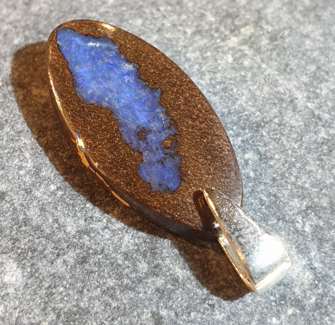 Anhänger: Anhänger Boulder Opal. – Neu (gemäss Beschreibung) aus Niederbüren von Raphael014