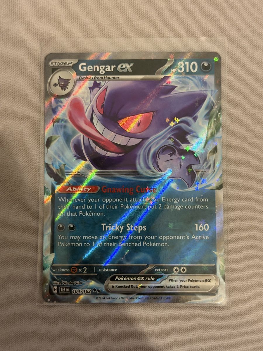 Pokémon Carte collezionabili: Pokémon Gengar ex 104/162 Temporal Forces – Nuovo (secondo la descrizione) da St. Gallen venduto da Xbylucas