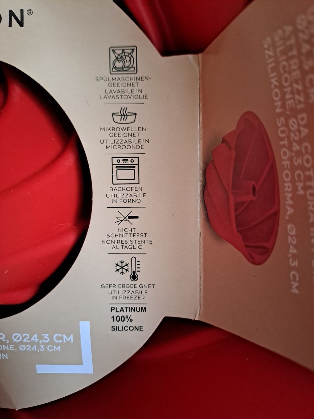 Backformen: Backform Silikon Neu Guggelhopf – Neu und originalverpackt aus Rickenbach LU von bishiida 3