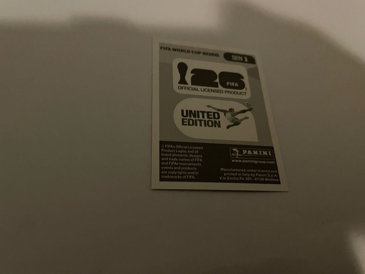 Panini Carte collezionabili: FIFA WM 2026 Senegal SEN 1 – Nuovo (secondo la descrizione) da Winterthur venduto da Cobraforce 1