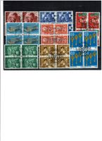 Lot timbres de service Blocs de 4