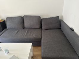 Eckbettsofa FRIHETEN dunkelgrau mit Bettkasten