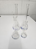 4 Hirschmann Messkolbe , 50ml - 250ml