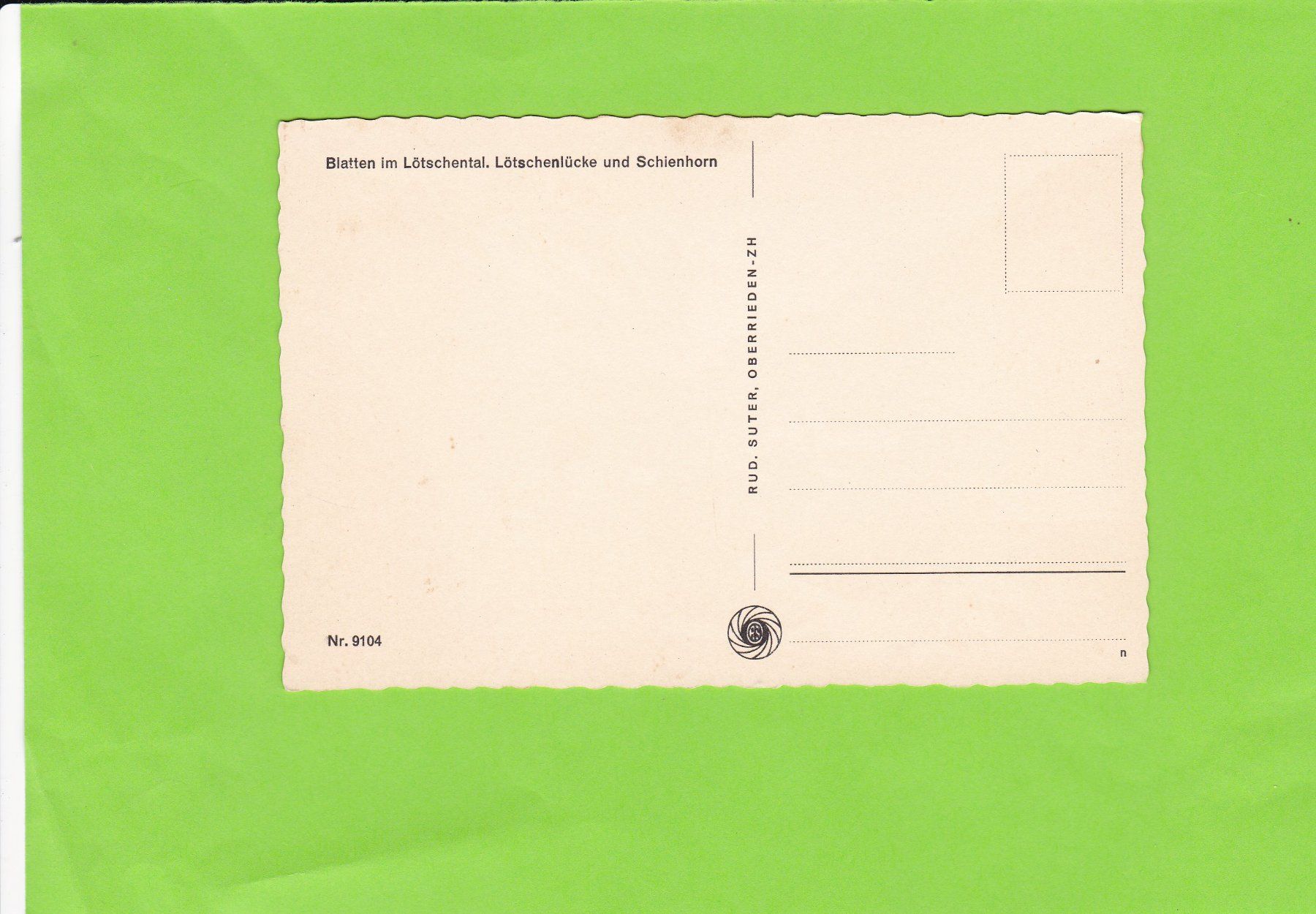 Cartes postales: Blatten im Lötschental-Lötschenlücke-Oldtimer – D'occasion à St. Peterzell par neckertal 1