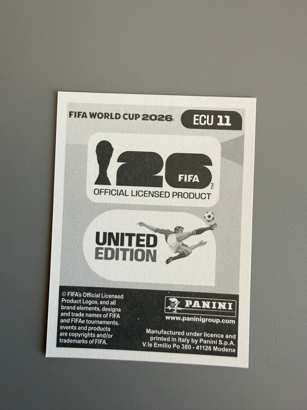 Panini Cartes à collectionner: Panini Kendry Paez ECU11 – D'occasion à Liebefeld par Ronaldo-1996 1