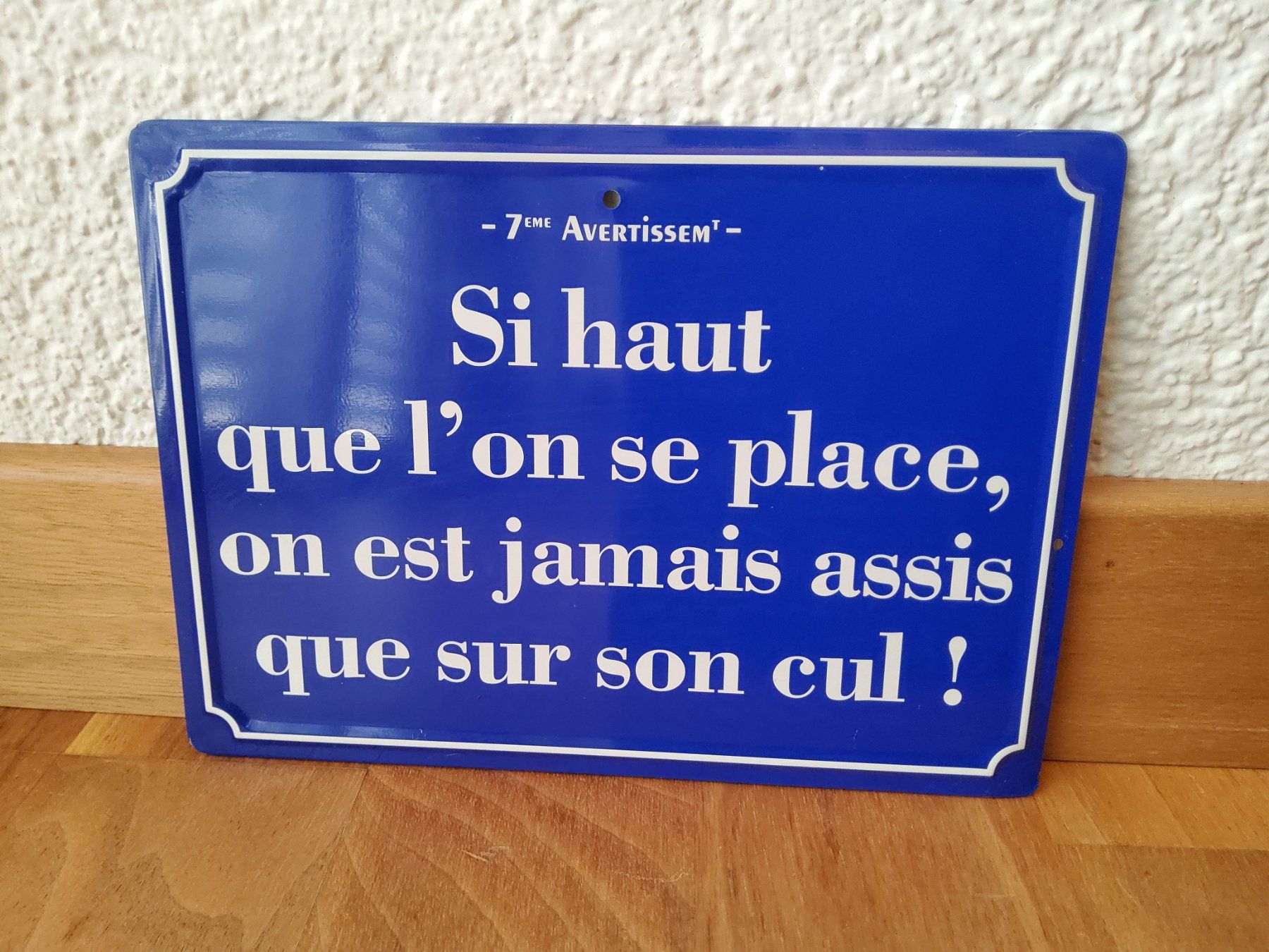 Insegne: Plaque décorative en métal – Usato da Malleray venduto da Broc-antique 4
