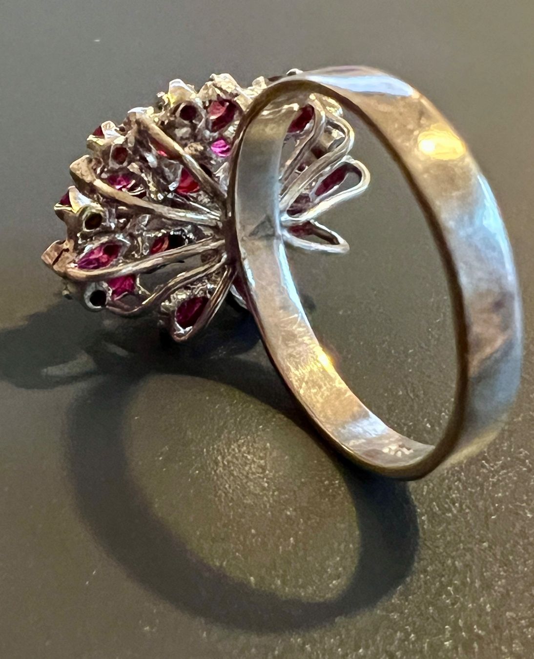 Anelli: Silber-Ring mit Rubinen – Usato da Chur venduto da Penting1935 5
