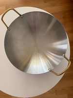Wok-Pfanne aus Edelstahl, Ø 26 cm  neuwertig