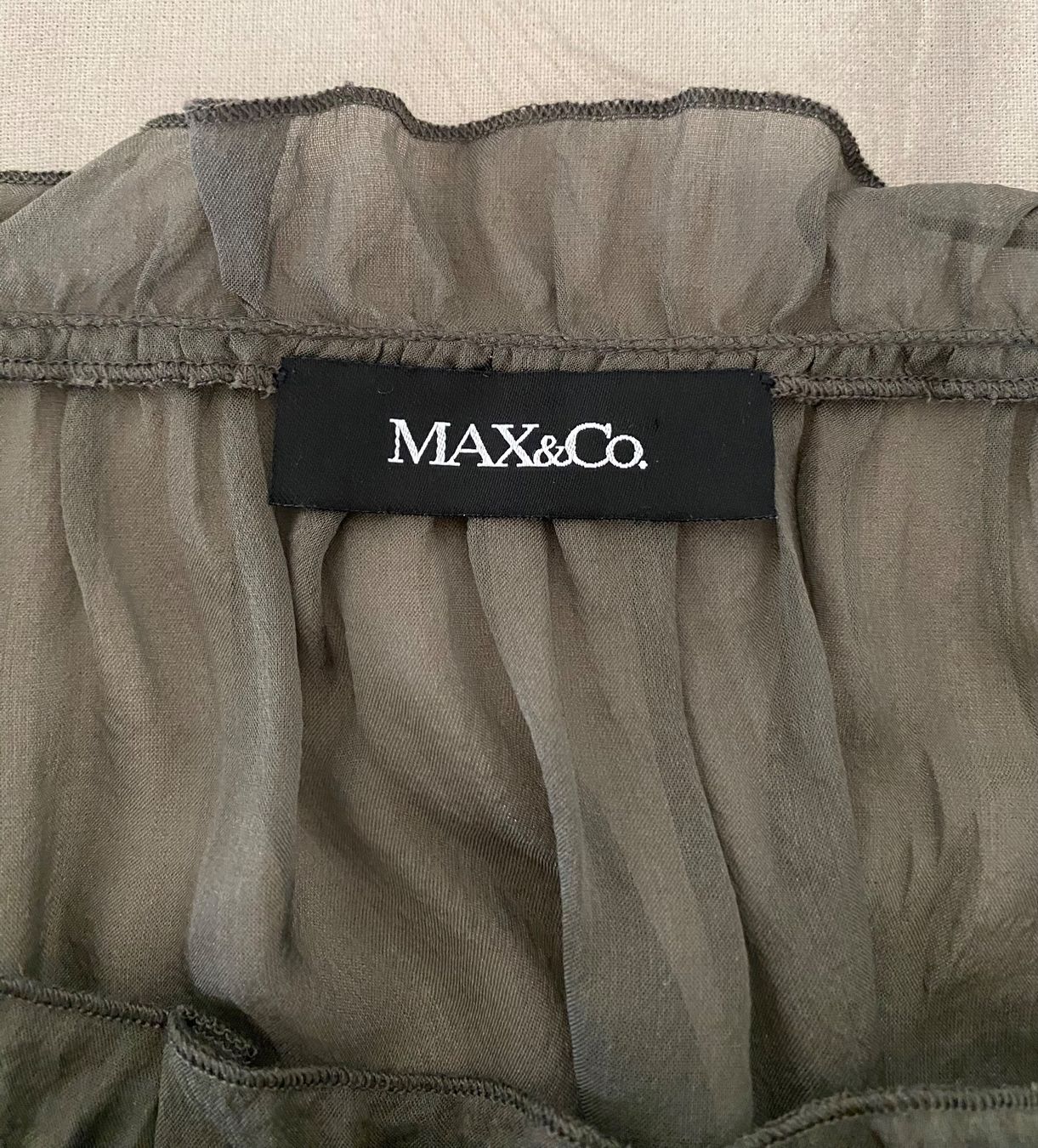 Max Mara Blusen: Seidenbluse von MAX & Co. in Taupe/Grau, One Size – Gebraucht aus Zürich von Maria2021 4