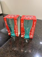 NEU! Cocacola Glas EURO 2016 Türkis Turquoise Glasses Glass