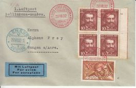 SLH SF 32.9 b Bellinzona - Genf 1932