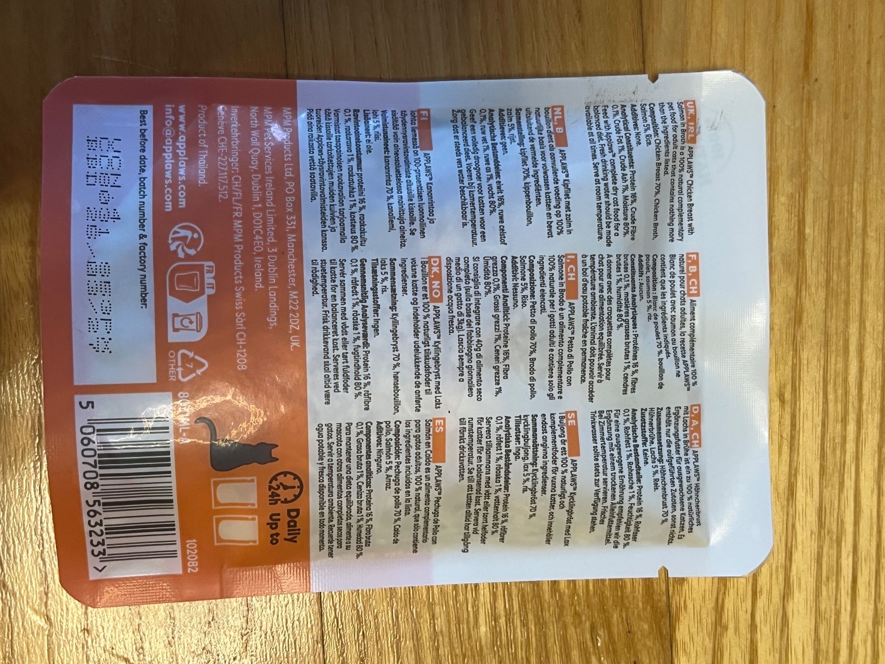 Mangimi: Applaws Katzenfutter Mischpaket, diverse Sorten, neu – Nuovo e nell'imballaggio originale da Weggis venduto da Corinne_K01 7