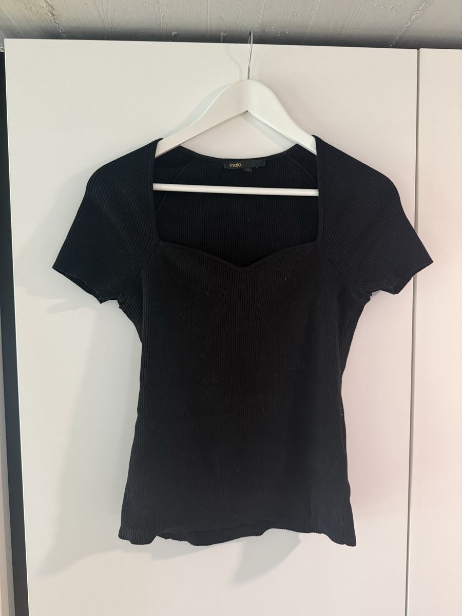 Maje Tops: Maje black ripped Shirt – Gebraucht aus Bottmingen von Itsclaire 7