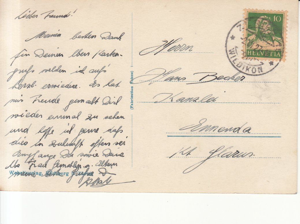 Cartoline postali: Zürich Polytechnikum 1927 – Usato da Bürglen TG venduto da StampGraf 1