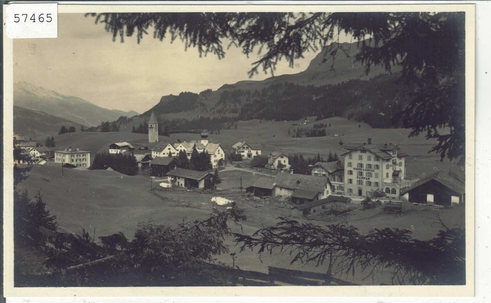 Cartes postales: Parpan - Generalansicht mit Kurhaus – D'occasion à Ettingen par Kartenplanet