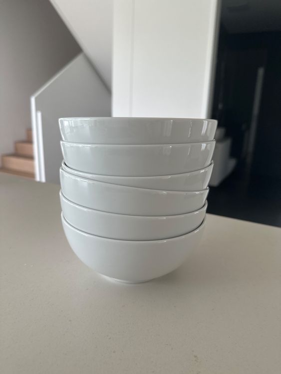 IKEA Suppenschalen Set, 6 Stk, weiss, 15 cm (Gebraucht) in Meierskappel für CHF 1 – nur Abholung auf Ricardo kaufen