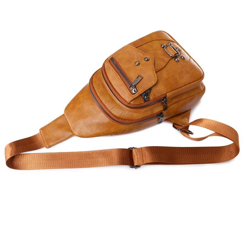 Borse: Multifunktionale Umhängetasche Retro aus PU-Leder – Nuovo e nell'imballaggio originale da Lausanne venduto da FASHION-WORLD-SHOP 6
