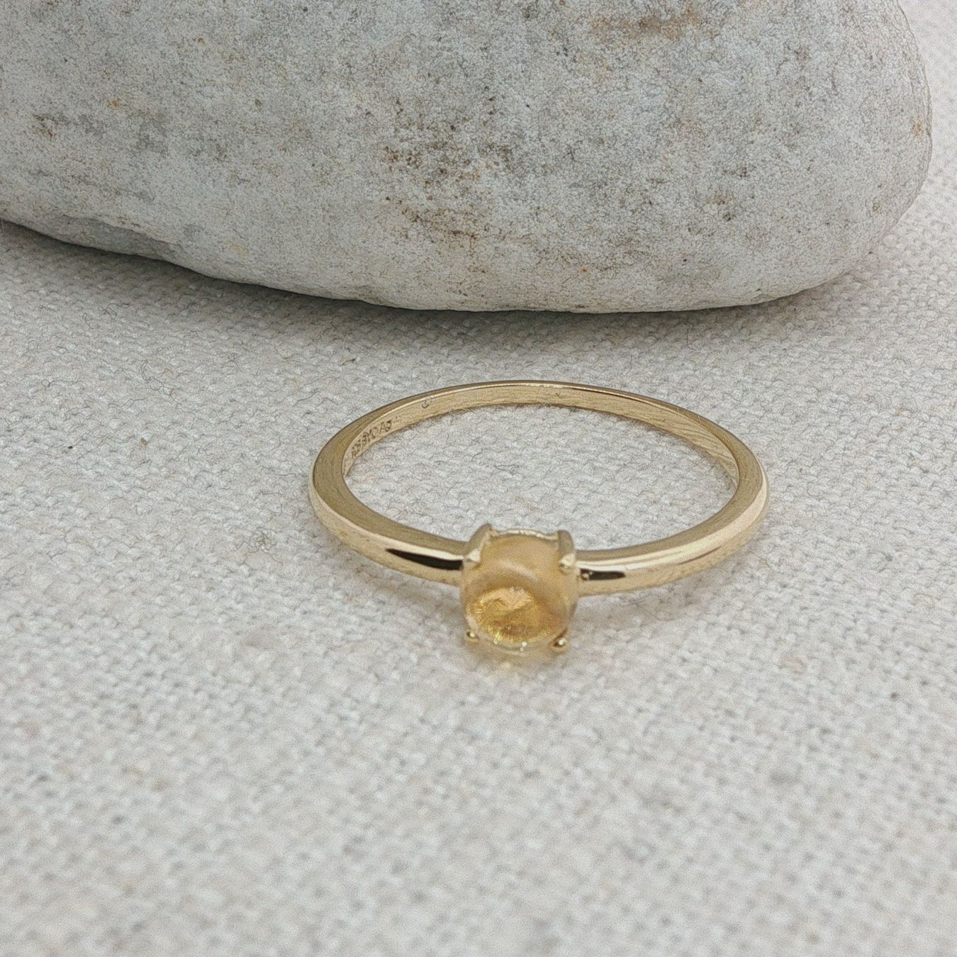 Olga Ribler Anelli: Feiner Silber Ring 925 mit Citrin Grösse 61 – Nuovo (secondo la descrizione) da Luzern venduto da Schmuckoutlet 6