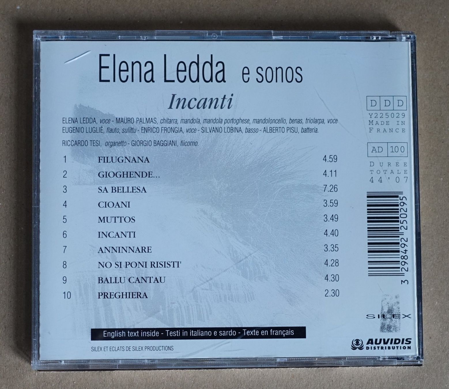 CD: Elena Ledda E Sonos – Incanti - D11 – Usato da Sessa venduto da discoverymedia 1
