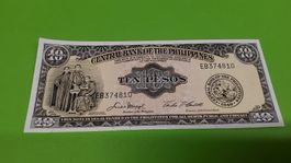 Philippinen 10 Peso Banknote, 1949, Top  Selten!