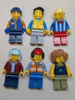 6 Stück Lego City Minifiguren Set 1[used]