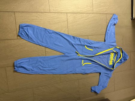 Geellee Jumpsuit, Gr. XS, hellblau/gelb