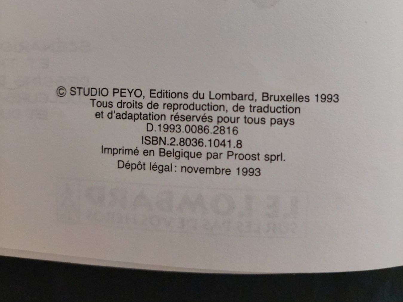 Comics: Benoît Brisefer T.8 Hold-Up sur Pellicule EO 1993 TBE – Gebraucht aus Genève von Blu_BD 3