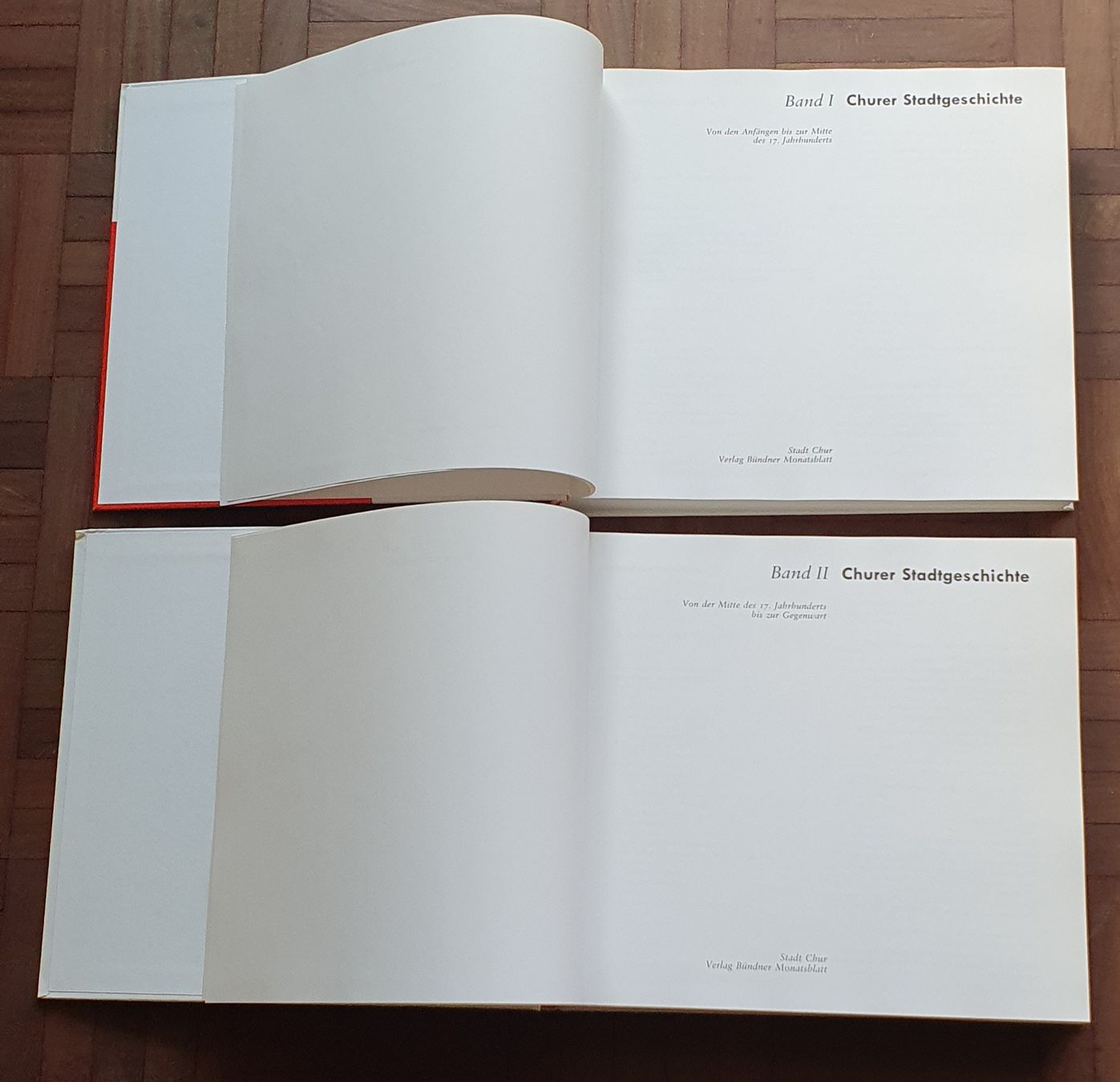 Bücher: Churer Stadtgeschichte, Band 1 + 2 – Gebraucht aus Kreuzlingen von Rschweiz1 1