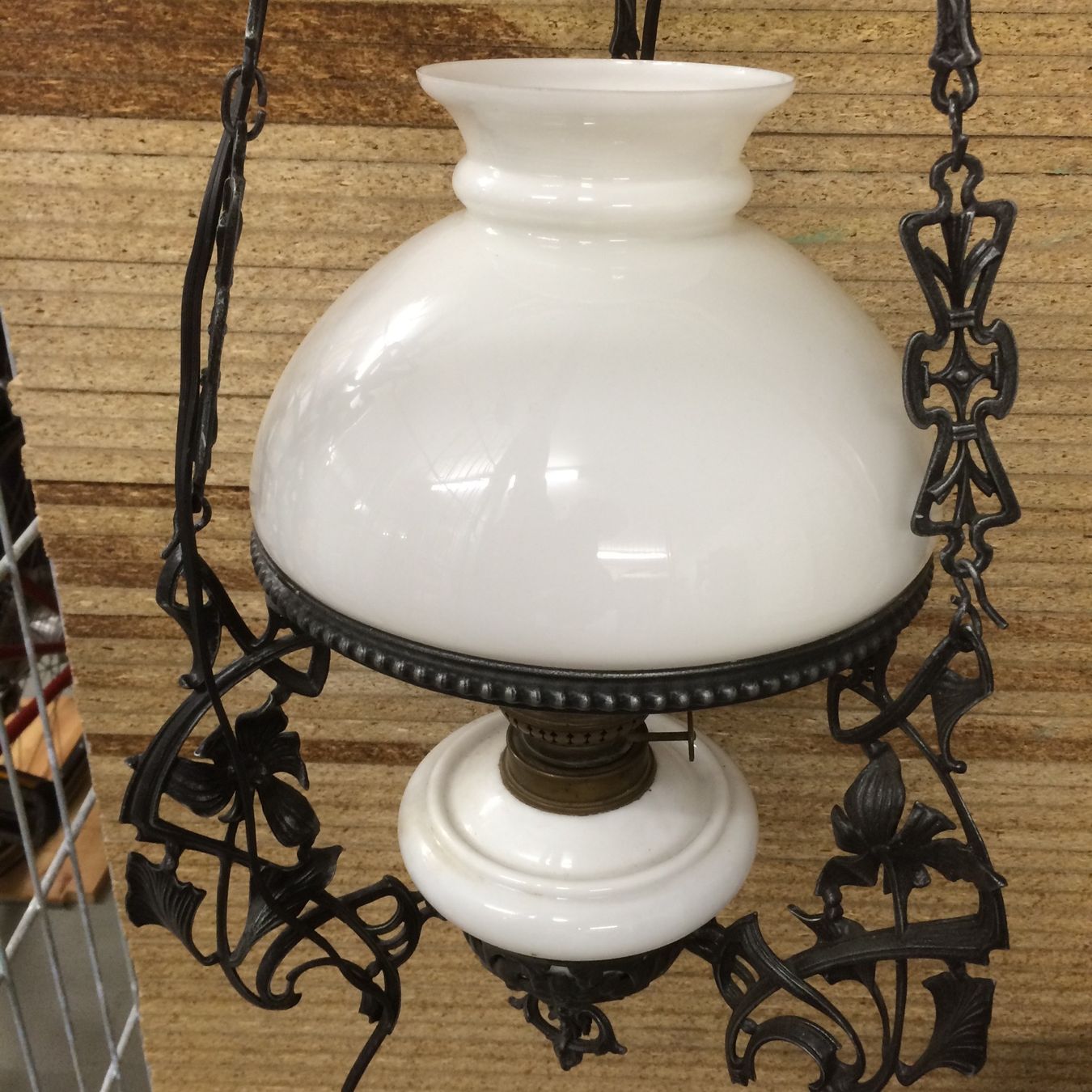 Lampes: Gusseisenlampe/Petroleum original / restauriert – D'occasion à Sennhof par tuttobello