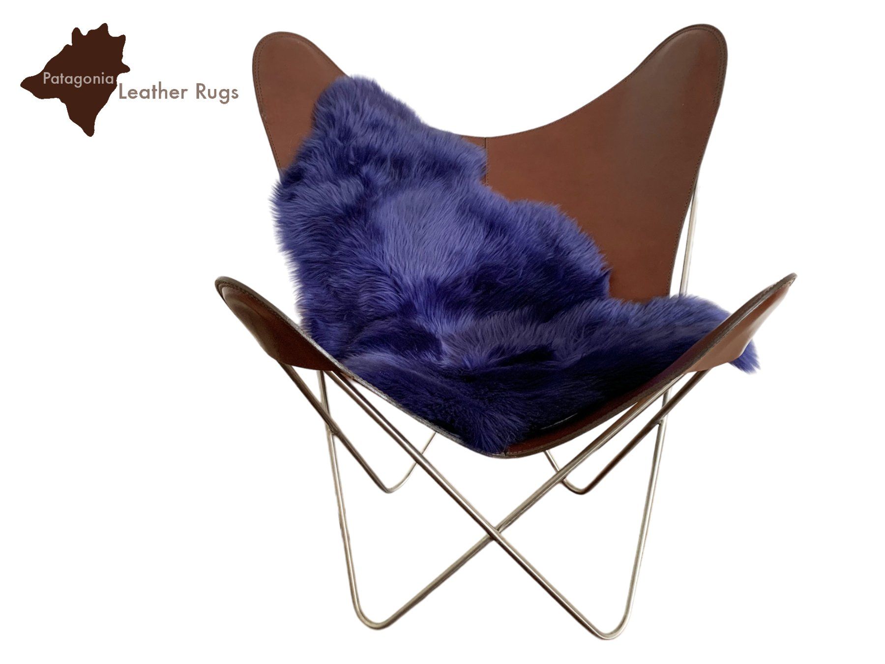 Tappeti: Lammfell Teppich purple – Nuovo e nell'imballaggio originale da Arbedo venduto da patagonialeatherrugs