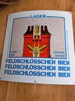 Emailschild Feldschlősschen Gewőlbt.Top zustand