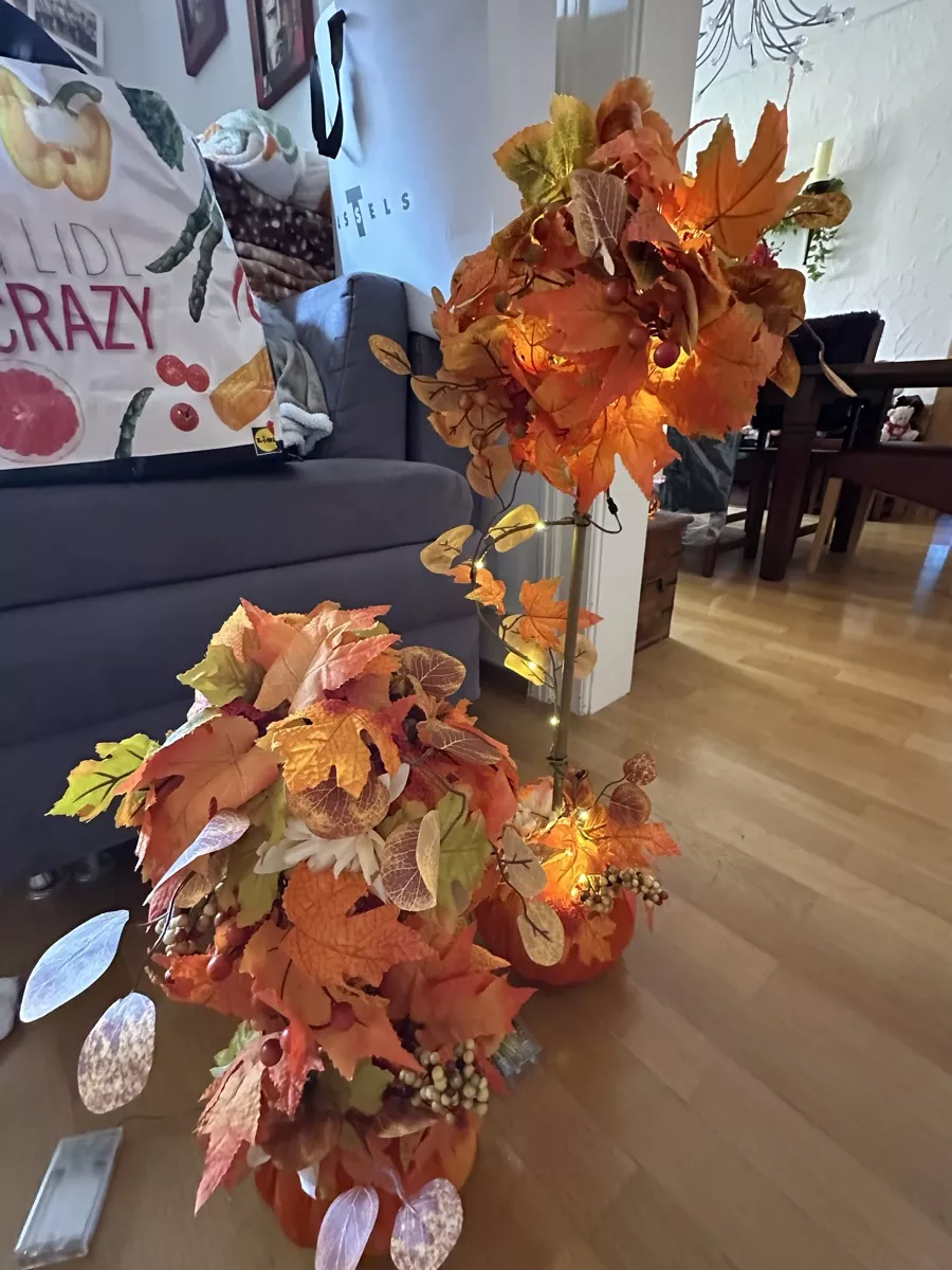 Alle Dekorationen: Herbstdeko Baum beleuchtet 🍁2 ST – Gebraucht aus Bern von Ruhrallee