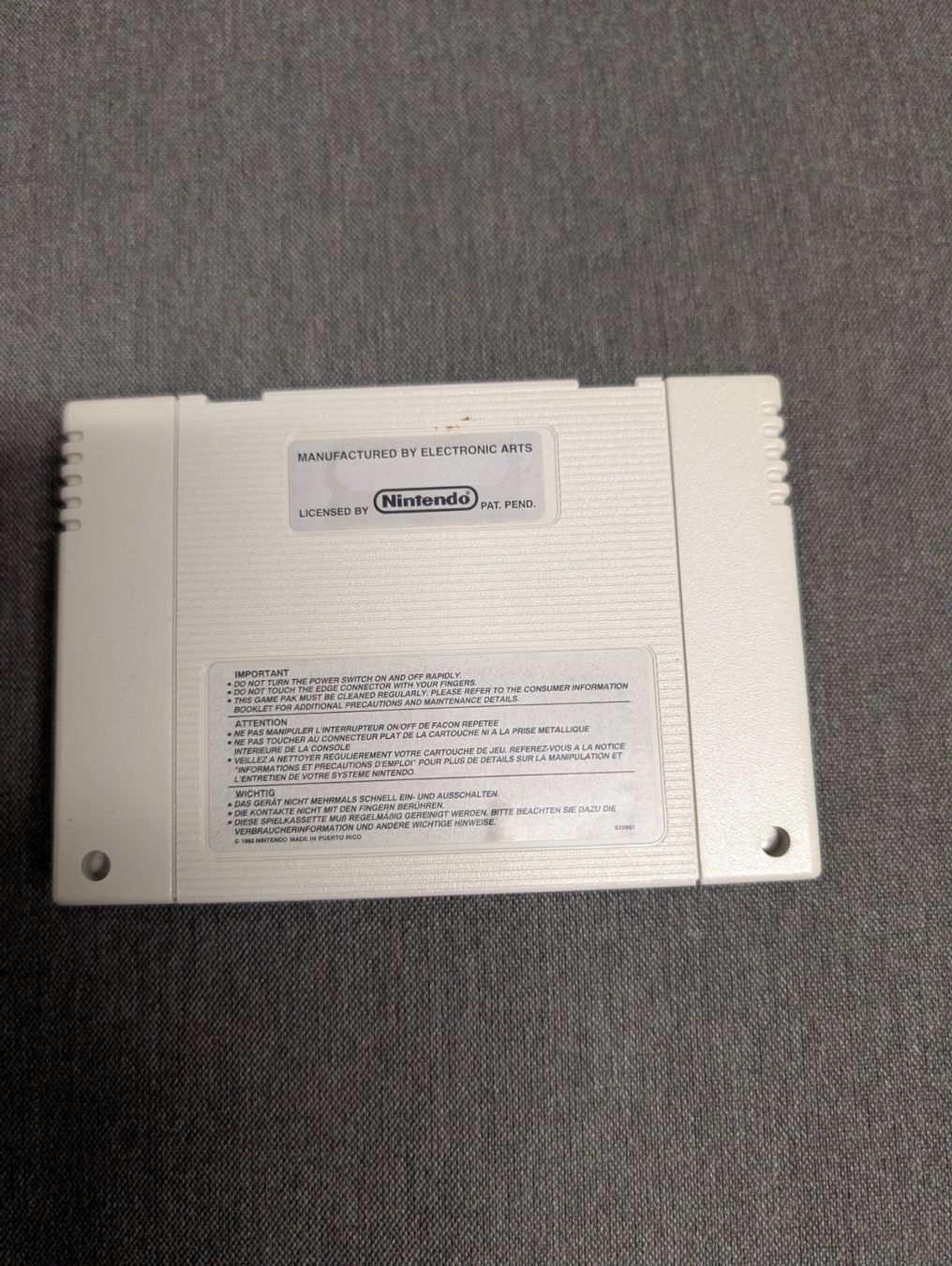 Giochi: Fifa 97 super Nintendo – Usato da Giubiasco venduto da Ticinerd 1