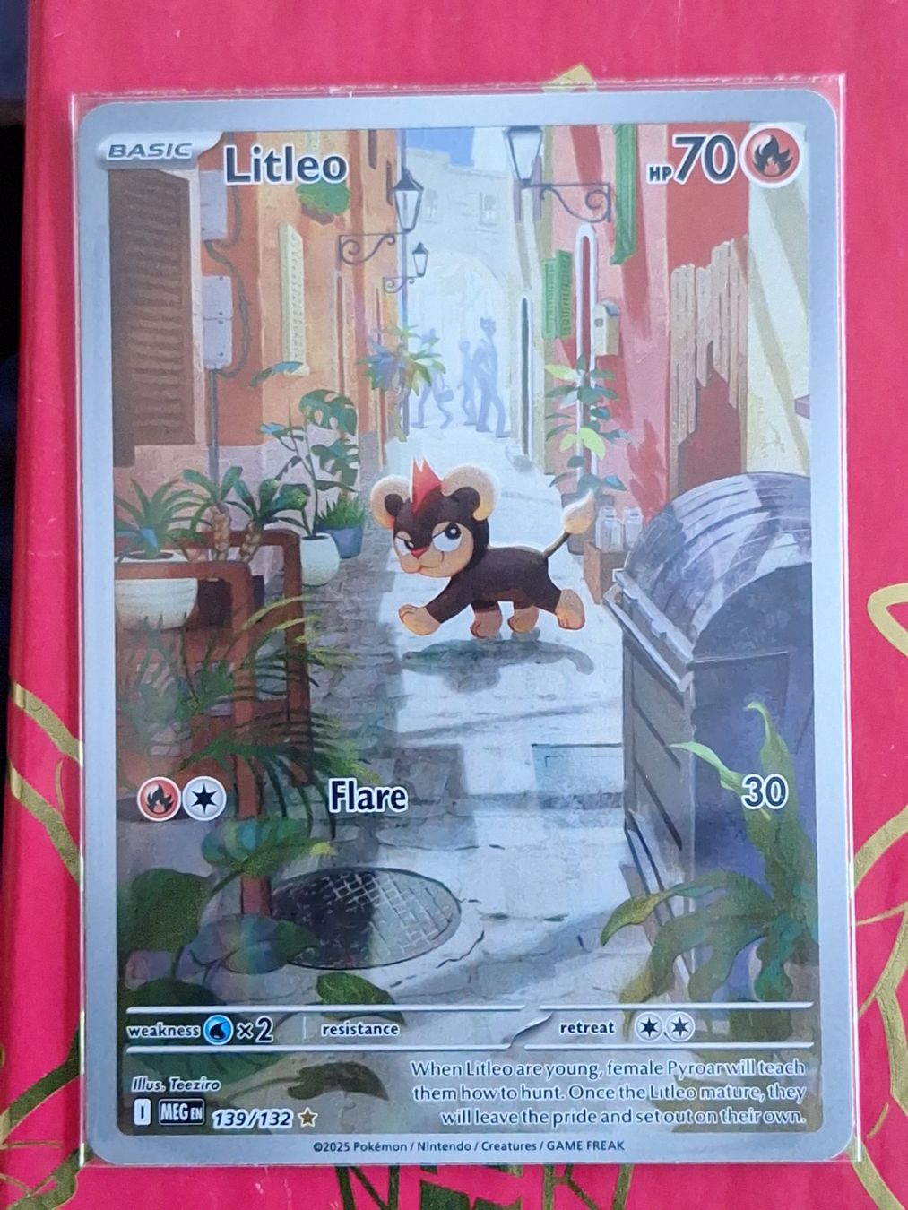 Pokémon Carte collezionabili: Litleo Illustration Rare - Mega Evolution - Pokemon TCG – Usato da Altstätten SG venduto da GGsGameshop