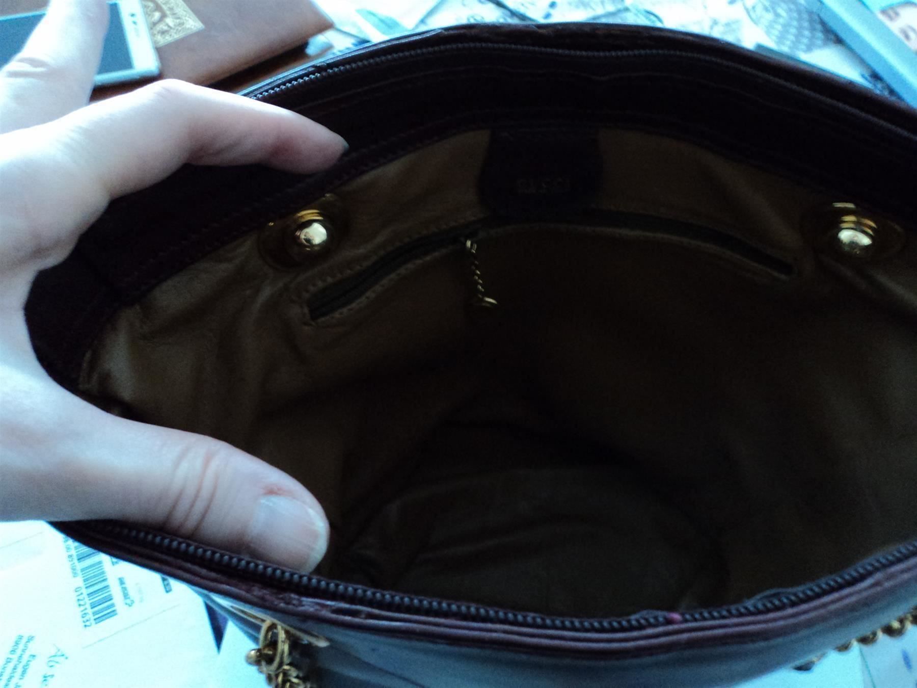 Gucci Borse da donna: Gucci Vintage Bordeaux Ledertasche – Usato da Basel venduto da maripas17 7