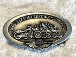 Harley Davidson Gurtschnalle Buckle Limited 100Years Vintage